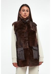 Aeronautica Militare - Kamizelka damska futrzana AERONAUTICA MILITARE. Materiał: futro #5