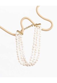CULT GAIA - Perłowy choker Nora. Materiał: złote. Kolor: biały. Kamień szlachetny: perła #2
