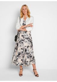 bonprix - Bolerko z delikatnej bawełny. Kolor: biały. Materiał: bawełna. Styl: elegancki #3