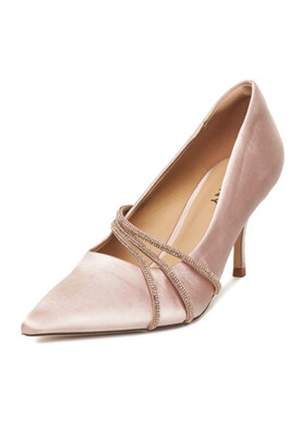 Jenny - JENNY Szpilki CEO-6V9221-9 Różowy. Kolor: różowy. Materiał: materiał. Obcas: na szpilce