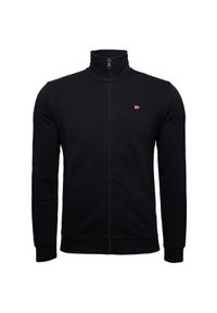 Napapijri - Bluza Mężczyzna NAPAPIJRI BALIS FZ. Kolor: czarny. Materiał: poliester, bawełna #1