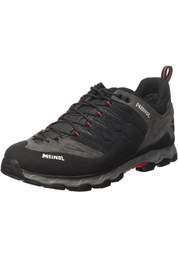 MEINDL - Buty turystyczne męskie Meindl Lite Trail Gore-Tex. Kolor: szary, brązowy, wielokolorowy, czarny, czerwony. Materiał: materiał, syntetyk. Technologia: Gore-Tex