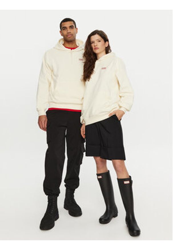 Hunter Bluza HARU0008242 Écru Regular Fit. Materiał: bawełna