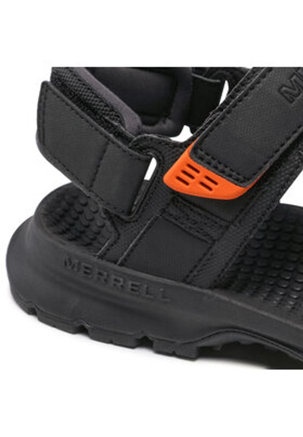 Merrell Sandały Cedrus Convert 3 J036173 Czarny. Kolor: czarny. Materiał: skóra