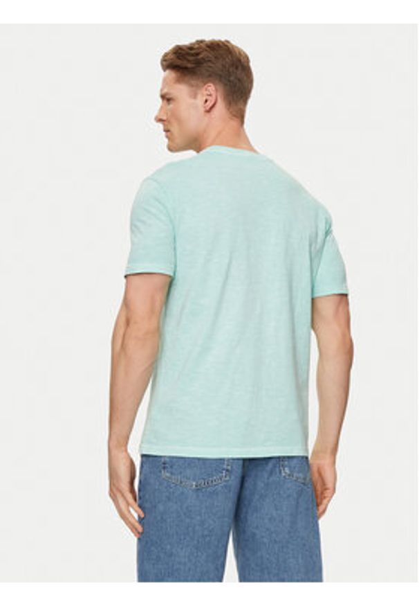 United Colors of Benetton - United Colors Of Benetton T-Shirt 3F98U1092 Zielony Regular Fit. Kolor: zielony. Materiał: bawełna