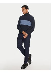 PAUL & SHARK - Paul&Shark Golf 14311063 Granatowy Regular Fit. Typ kołnierza: golf. Kolor: niebieski. Materiał: wełna #5
