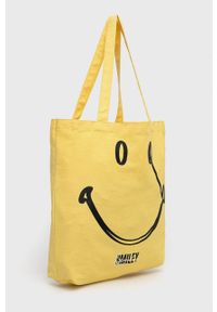 Karl Kani torebka kolor żółty. Kolor: żółty. Wzór: nadruk. Materiał: z nadrukiem. Rodzaj torebki: na ramię #3