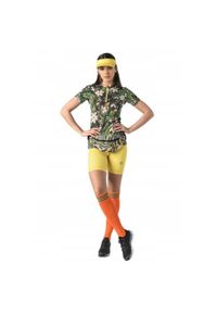NESSI SPORTSWEAR - Podkolanówki Bawełniane Sportowe Damskie Nessi Sportswear Indoor H Cotton. Kolor: zielony, wielokolorowy, pomarańczowy, żółty. Materiał: bawełna #1