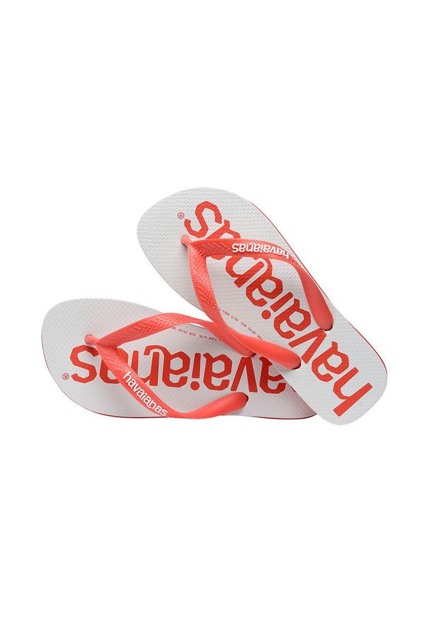 Havaianas - Japonki. Kolor: czerwony. Materiał: guma. Obcas: na obcasie. Wysokość obcasa: niski