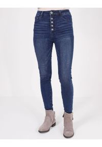 Unisono - SPODNIE - JEANSY 42-7126 JEANS. Materiał: jeans #1