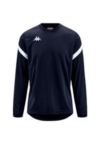 Bluza z okrągłym dekoltem Kappa Dolvano. Kolor: niebieski, biały, wielokolorowy. Sport: piłka nożna, fitness #1