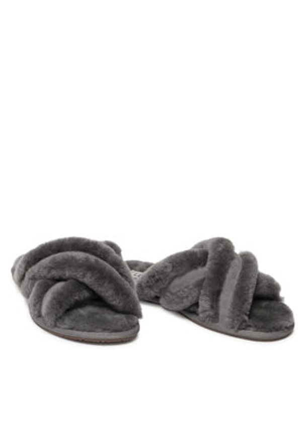 Ugg Kapcie W Scuffita 1123572 Szary. Kolor: szary. Materiał: skóra