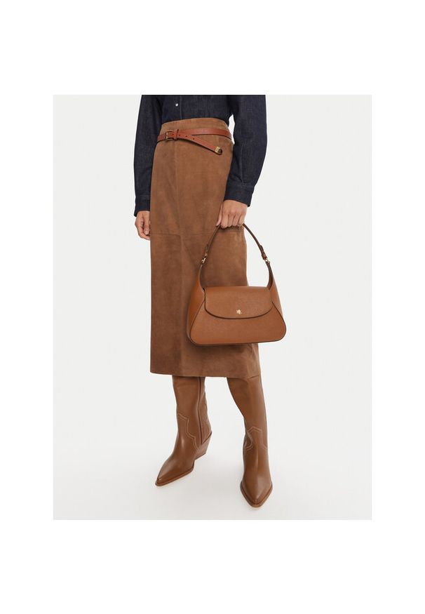 Lauren Ralph Lauren - Torebka LAUREN RALPH LAUREN. Kolor: brązowy