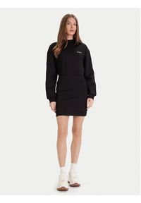 Guess Sukienka codzienna V5YK02 KCX22 Czarny Regular Fit. Okazja: na co dzień. Kolor: czarny. Materiał: syntetyk. Typ sukienki: proste. Styl: casual