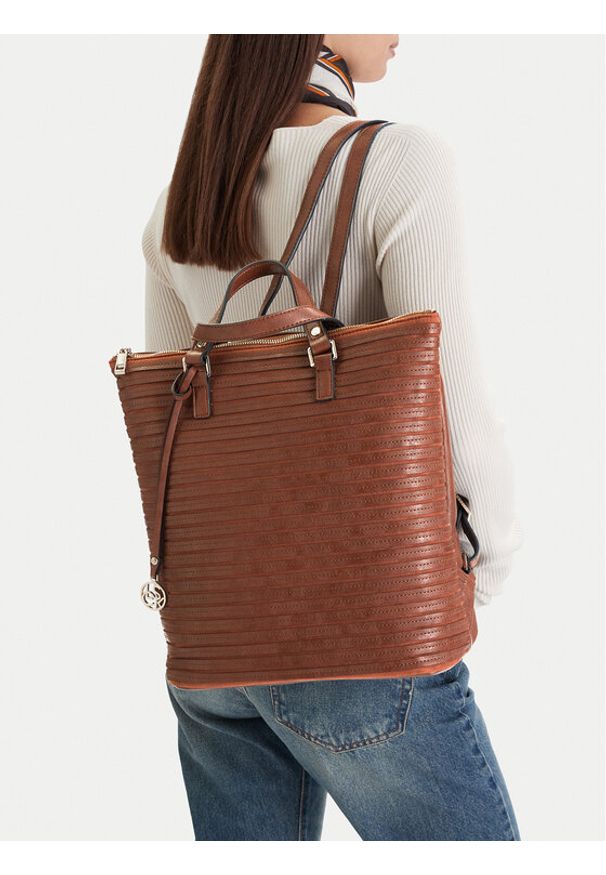 Lasocki Plecak CEO-LSK-K-024-06 Brązowy. Kolor: brązowy. Materiał: materiał