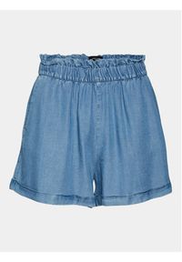 Vero Moda Szorty materiałowe Harper 10283731 Niebieski Regular Fit. Kolor: niebieski. Materiał: lyocell #2