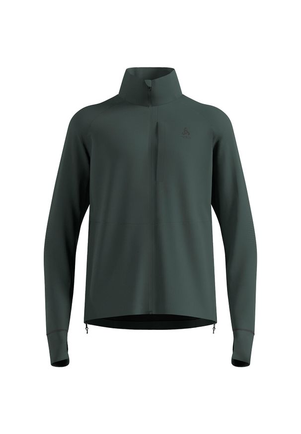 Kurtka ocieplana Odlo Jacket ZEROWEIGHT PRO WARM REFLECTIVE. Kolor: szary. Sport: bieganie