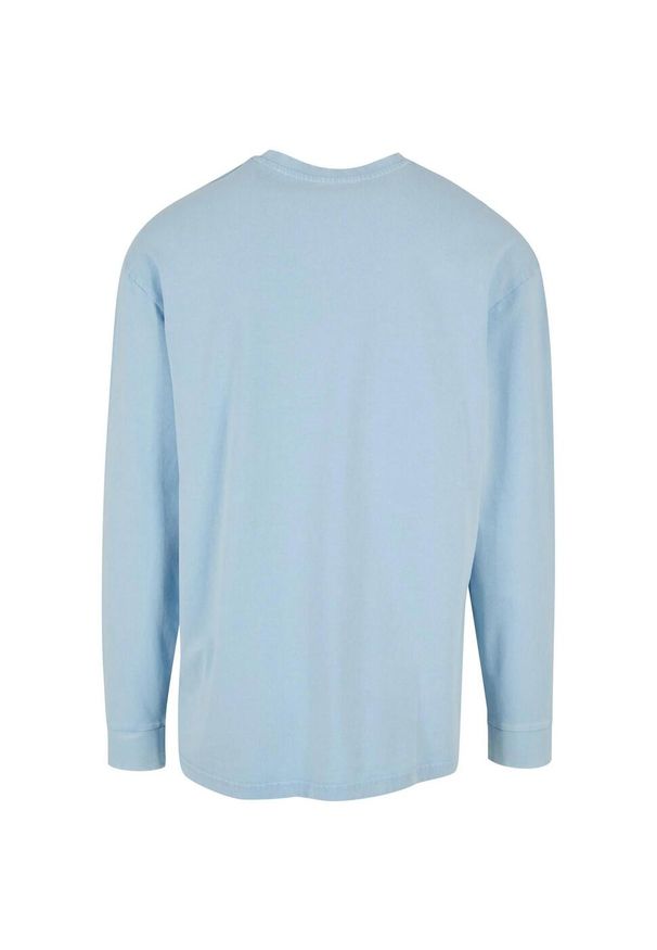Urban Classics - Męska Bluzka Z Długim Rękawem Acid Wash Heavyweight Boxy. Kolor: niebieski. Długość rękawa: długi rękaw. Długość: długie