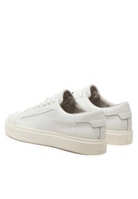 Calvin Klein Sneakersy Low Top Lace Up Lth HM0HM01516 Biały. Kolor: biały. Materiał: skóra #4