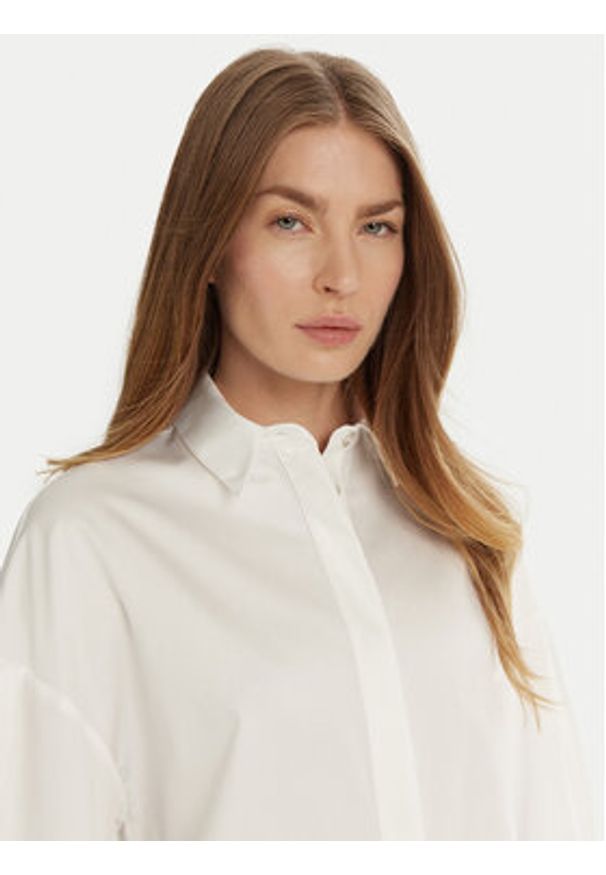 Max Mara Leisure Koszula Sapore 2516191017 Biały Relaxed Fit. Kolor: biały. Materiał: bawełna