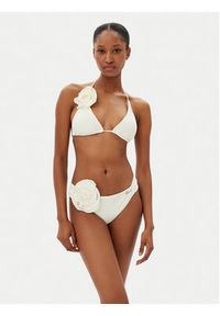 Karl Lagerfeld - KARL LAGERFELD Dół od bikini A2W46005 Beżowy. Kolor: beżowy. Materiał: syntetyk