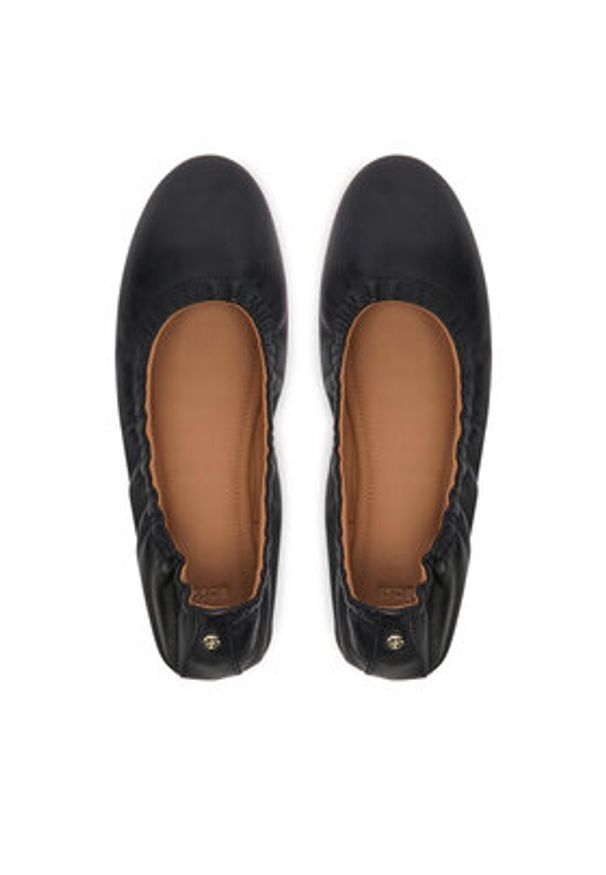 BOSS Baleriny Rosaline 50557680 Czarny. Kolor: czarny. Materiał: skóra