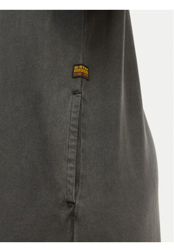 G-Star RAW - G-Star Raw Sukienka codzienna Washed D28704-E401 Czarny Relaxed Fit. Okazja: na co dzień. Kolor: czarny. Materiał: bawełna. Typ sukienki: proste. Styl: casual