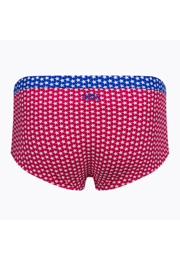 FUNKY TRUNKS - Bokserki kąpielowe męskie Funky Trunks Sidewinder Trunks. Kolor: czerwony