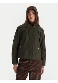 Hunter Kurtka przejściowa Leith HARW0065251 Zielony Oversize. Kolor: zielony. Materiał: bawełna