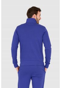 La Martina - LA MARTINA Fioletowa bluza męska na zamek, Rozmiar XL. Kolor: fioletowy #3