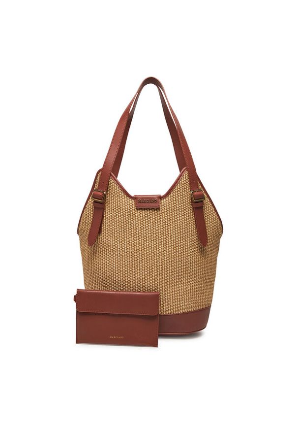 Torebka Marciano Guess. Kolor: brązowy