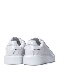 Sneakersy damskie białe Karl Lagerfeld Maxi Kup. Okazja: do pracy, na spacer, na co dzień. Kolor: biały. Sport: turystyka piesza #4