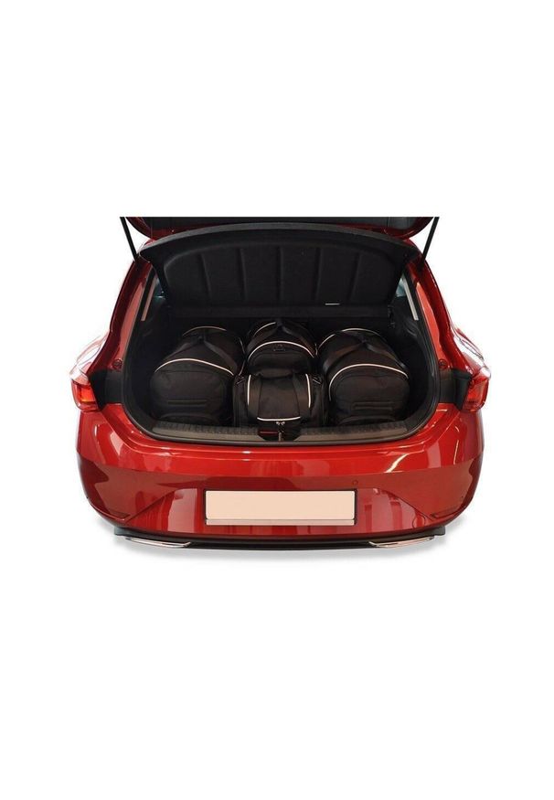 KJUST - Torby Do Bagażnika Seat Leon 2020+ 4Szt Kjust. Kolor: czarny. Styl: sportowy