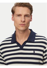 Polo Ralph Lauren Polo 710A13006004 Granatowy Regular Fit. Typ kołnierza: polo. Kolor: niebieski. Materiał: bawełna #5