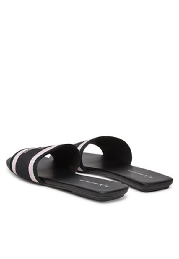 Armani Exchange Klapki XDP056 XV922 00002 Czarny. Kolor: czarny. Materiał: materiał