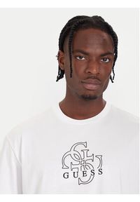 Guess T-Shirt M5BI76 I3Z14 Biały Relaxed Fit. Kolor: biały. Materiał: bawełna