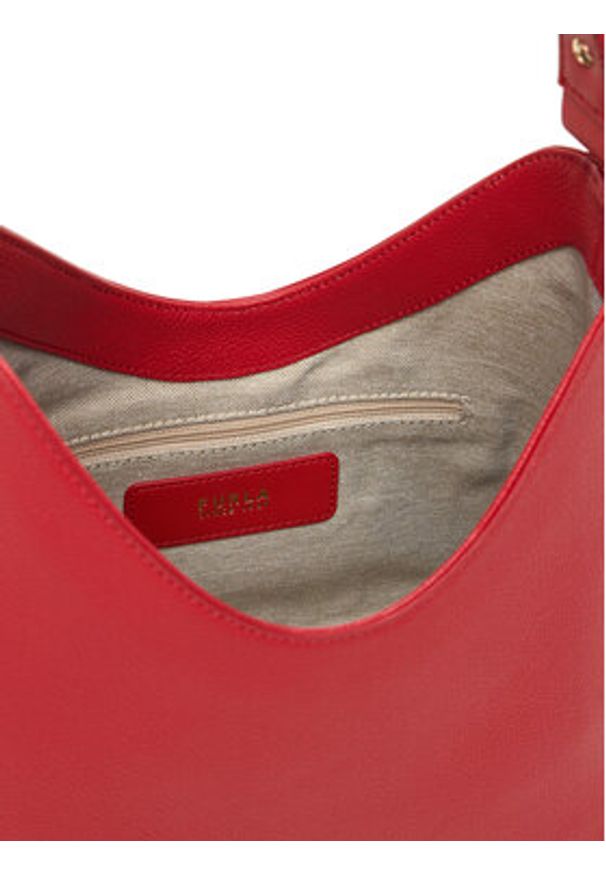 Furla Torebka Goccia S WB01979 BX3353 KH 4484S Czerwony. Kolor: czerwony. Materiał: skórzane