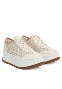 MICHAEL Michael Kors Sneakersy Hayes 43T5HYFS2L Beżowy. Kolor: beżowy. Materiał: skóra
