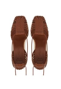 Weekend Max Mara Espadryle Quirino 2515521115670 Brązowy. Kolor: brązowy. Materiał: skóra #4