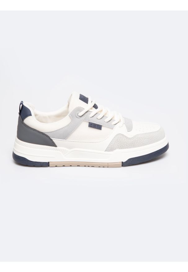 Big-Star - Sneakersy męskie szare RR174605 902. Okazja: na co dzień. Kolor: szary. Materiał: syntetyk. Szerokość cholewki: normalna