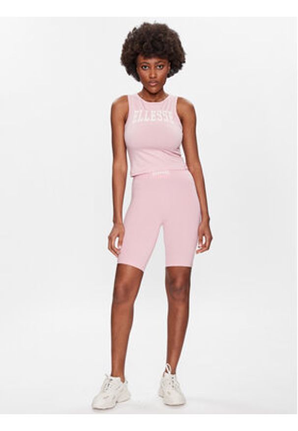 Ellesse Szorty sportowe Lucini SGR17858 Różowy Slim Fit. Kolor: różowy. Materiał: bawełna