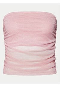 Juicy Couture Top JCWCT23328 Różowy Slim Fit. Kolor: różowy. Materiał: syntetyk #5