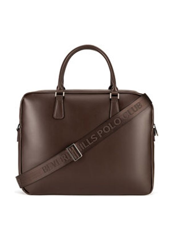 Beverly Hills Polo Club Torba na laptopa CWBEO-BHPC-L-016-07 Brązowy. Kolor: brązowy. Materiał: skóra
