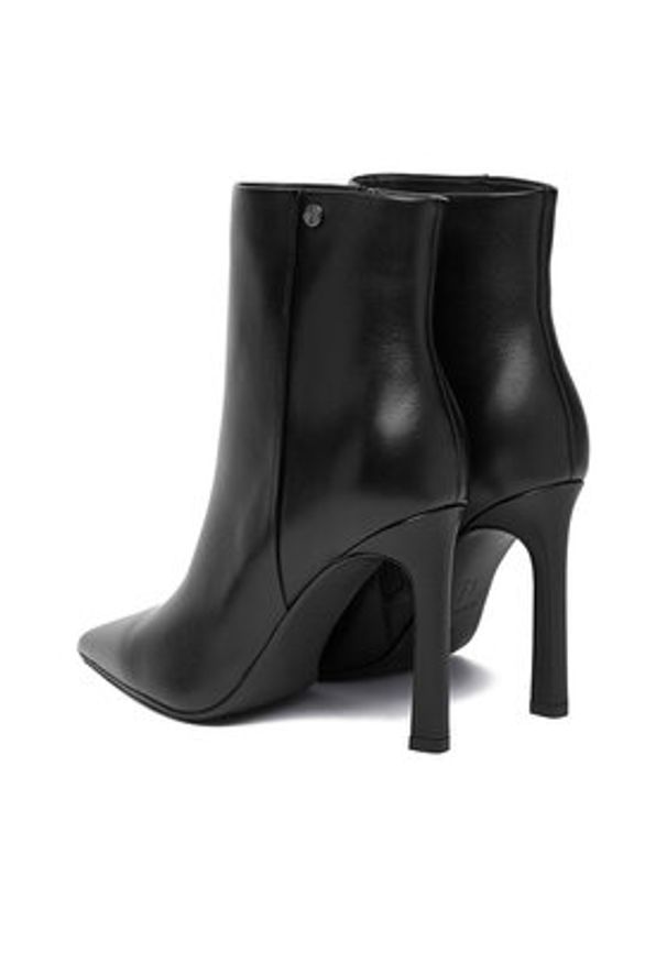 Eva Minge Botki EO-ZAIN-1 Czarny. Kolor: czarny. Materiał: skóra