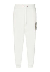 Tommy Jeans Spodnie dresowe Towel Patch DM0DM21277 Écru Regular Fit. Materiał: bawełna #7