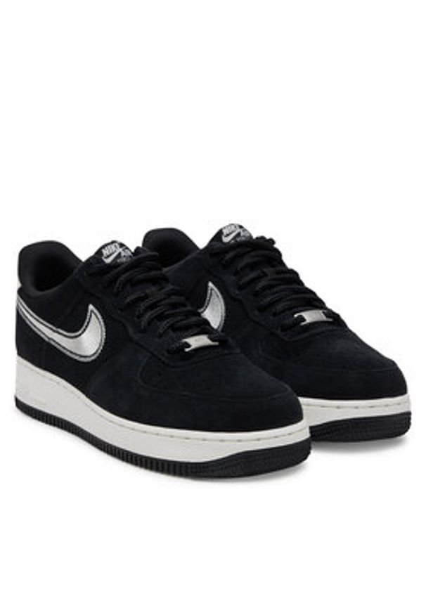 Nike Sneakersy Air Force 1 07 LVS HJ4465 Czarny. Kolor: czarny. Materiał: zamsz, skóra. Model: Nike Air Force