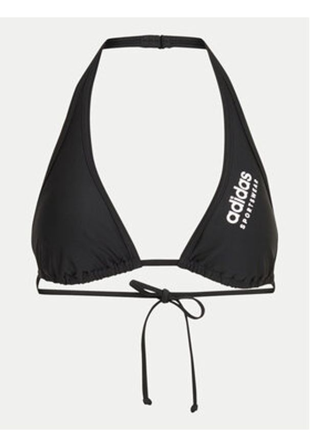 Adidas - adidas Bikini Neckholder IU0758 Czarny. Kolor: czarny. Materiał: syntetyk
