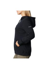 columbia - Bluza dresowa sportowa damska Trek Graphic Treatment Hoodie. Kolor: czarny. Materiał: bawełna, poliester. Sport: bieganie