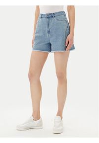 Pieces Szorty jeansowe Tamra 17157412 Niebieski Regular Fit. Kolor: niebieski. Materiał: bawełna