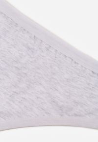 Born2be - Szare Majtki Typu Stringi z Bawełną Asoia. Kolor: szary. Materiał: bawełna #2